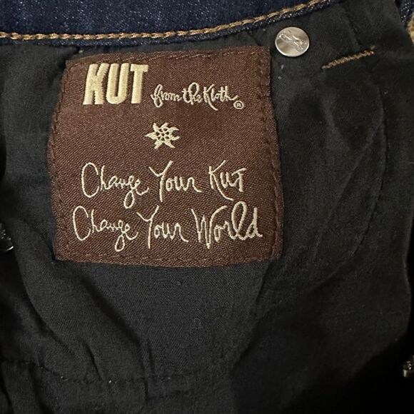 Kut from the Kloth ~ Carlo Ankle Skinny Jeans ~ unfinished hem ~ size 2 - Picture 11 of 16